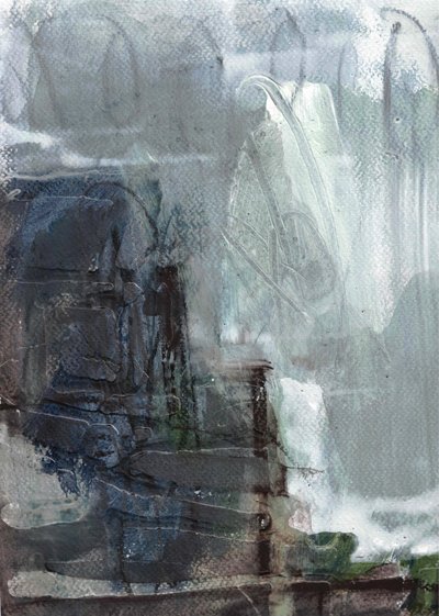 Fluxo em cascata abstrato de Deb Chaney