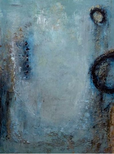 Texturas abstratas azuis de Deb Chaney