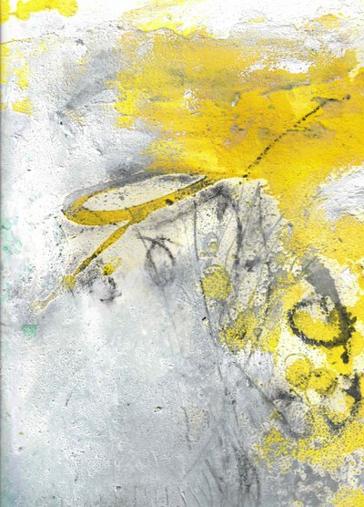Amarelo forte estilo grunge de Deb Chaney