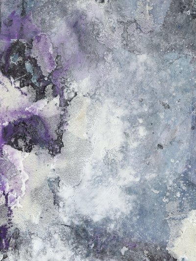 Textura Cinza Púrpura Cósmica de Deb Chaney