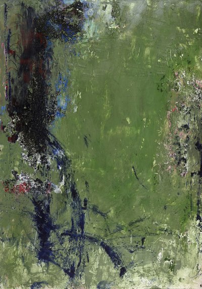 Abstração Verde Dinâmica de Deb Chaney