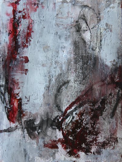 Abstrato Vermelho Dinâmico de Deb Chaney
