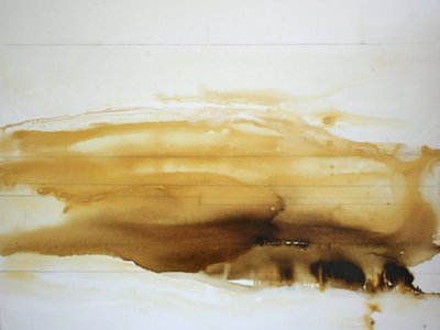Paisagem abstrata com tons terrosos de Deb Chaney