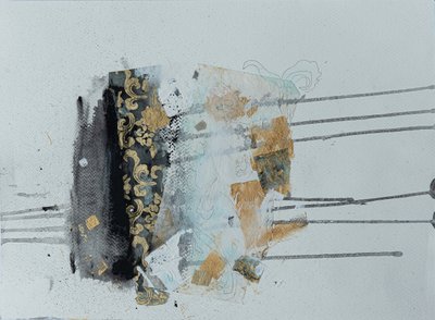 Abstrato Dourado Elegante de Deb Chaney