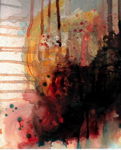 Gotas abstratas e ardentes de Deb Chaney