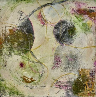 Camadas abstratas orgânicas de Deb Chaney