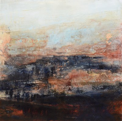 Paisagem abstrata rústica de Deb Chaney