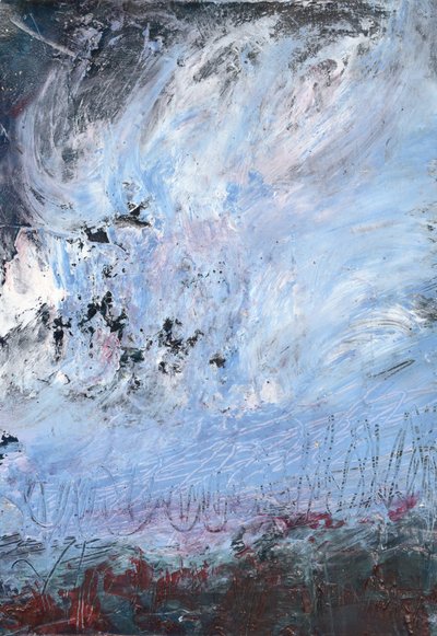 Paisagem abstrata tempestuosa de Deb Chaney