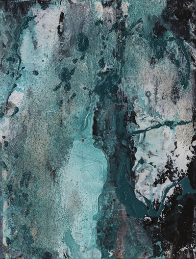 Textura Grunge em azul-petróleo de Deb Chaney