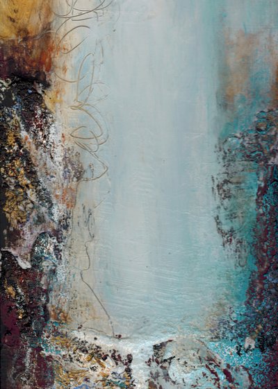 Fluxo Azul Texturado de Deb Chaney