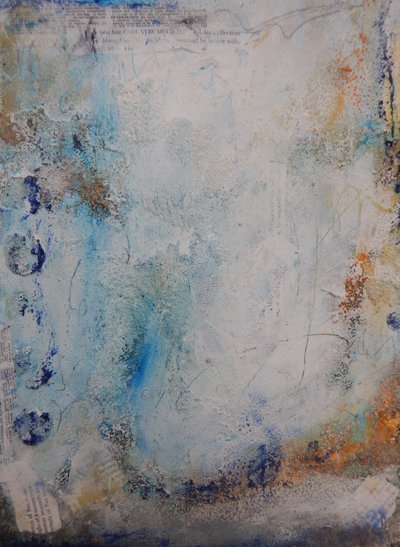 Tons de azul com textura de Deb Chaney