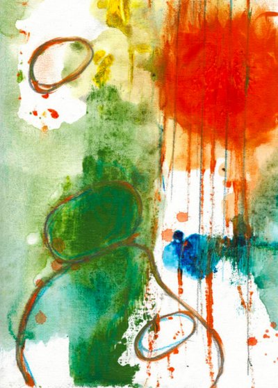 Fluxo abstrato vibrante de Deb Chaney