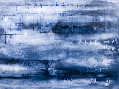 Tons de azul desbotado de Deb Chaney