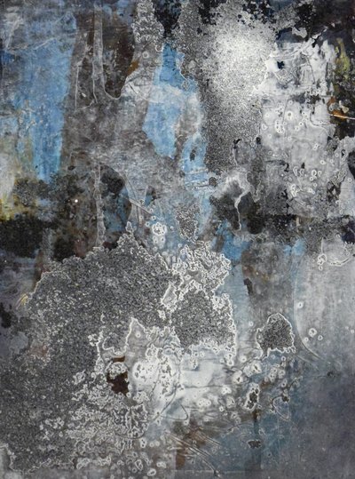 Azul Desgastado Grunge de Deb Chaney