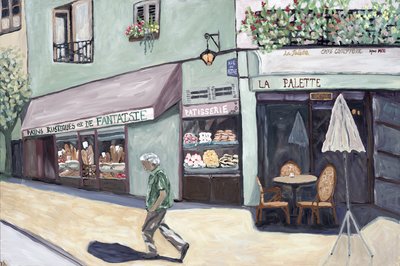 Canto do Café, 2017 (acrílico sobre tela) de Deborah Eve Alastra