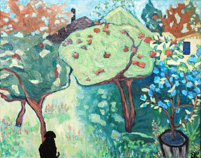 Vista de Chauncey, 2023 (óleo sobre tela) de Deborah Eve Alastra