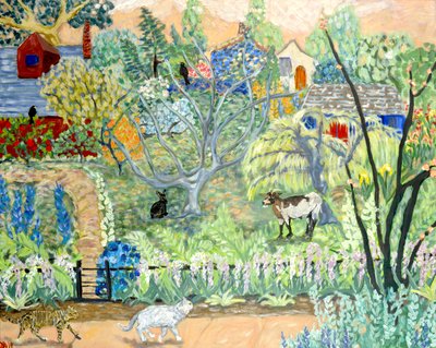 Casa de sonho, 2019 acrílico sobre tela de Deborah Eve Alastra