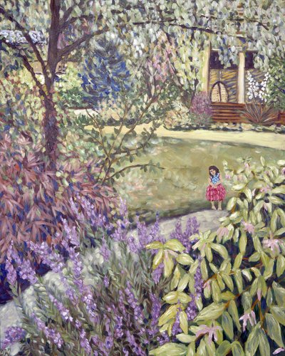 Fada das Flores, 2019 (acrílico sobre tela) de Deborah Eve Alastra