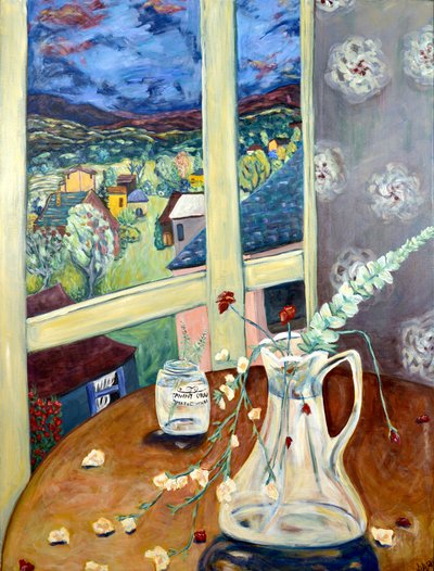 Waiting Out the Storm, 2020 (acrílico sobre tela) de Deborah Eve Alastra