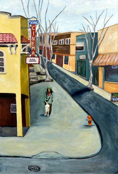 Winter St. Johns, 2016 (acrílico sobre tela) de Deborah Eve Alastra