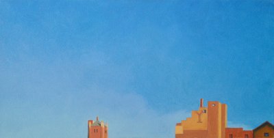 Céu de Brooklyn Fort Greene, 2012 (óleo sobre tela) de Deborah Stevenson