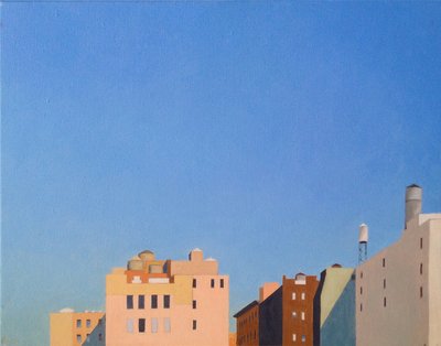 Brooklyn Union Square, 2012 (óleo sobre tela) de Deborah Stevenson