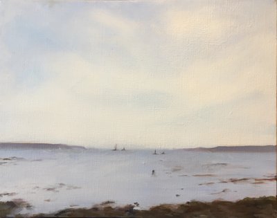 Calma, 2021 (óleo sobre tela) de Deborah Stevenson