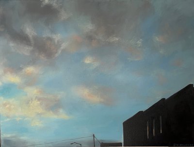 Janelas do crepúsculo, 2008 (pintura) de Deborah Stevenson