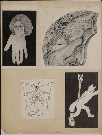 Gravuras de desenhos de Nadjas Léona Delcourt de Delcourt