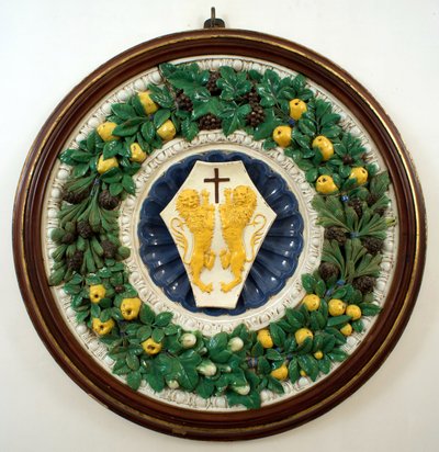 Brasão de armas da família Lotteringhi della Stufa de Della Robbia (workshop of)