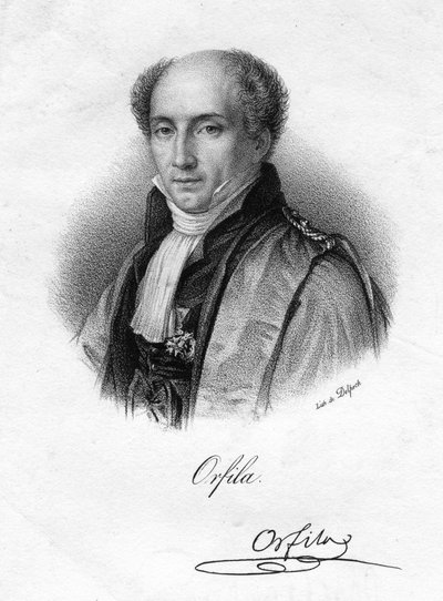 Mathieu Orfila, toxicologista e químico francês de origem espanhola, século XIX de Delpech