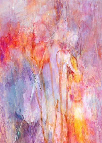 Abstrato floral onírico de Delphine Devos