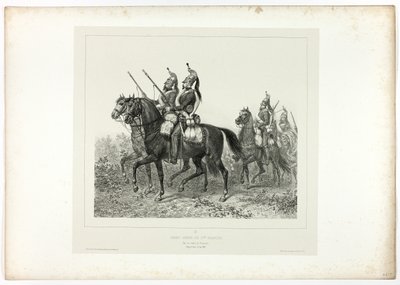 11ª guarda avançada dos dragões, de Memórias da Itália: Expedição Roma de Denis Auguste Marie Raffet