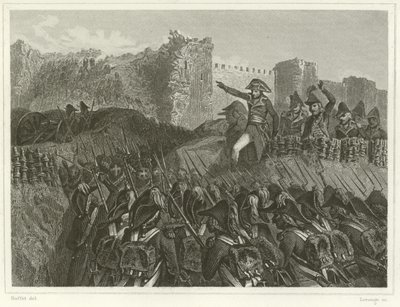 Último assalto de Saint-Jean d&39;Acre de Denis Auguste Marie Raffet