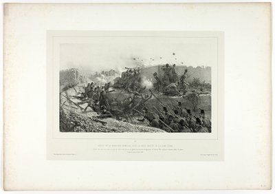 Saída da guarnição romana..., de Lembranças da Itália: Expedição a Roma de Denis Auguste Marie Raffet