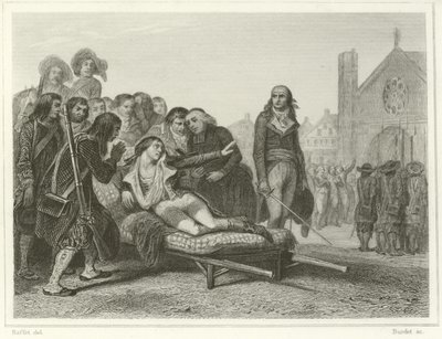 A morte de Bonchamp de Denis Auguste Marie Raffet