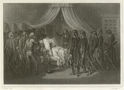 A morte do General Hoche de Denis Auguste Marie Raffet