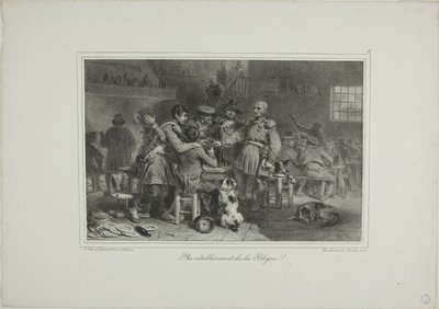 À Restauração da Polónia! de Denis Auguste Marie Raffet