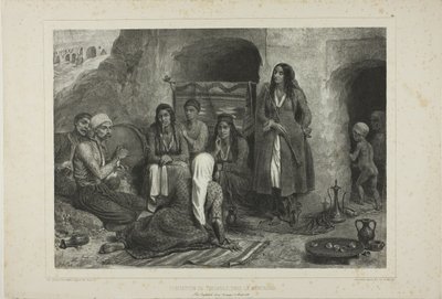 Casa de montanha de Tsiganes de Denis Auguste Marie Raffet