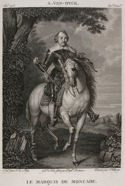 Denis-Sébastien Leroy, Antoine-Claude-François Villerey e Jean Duplessis-Bertaux - O Marquês de Moncade, segundo Antoine van Dyck - 1802-1815 de Denis Sebastien Leroy