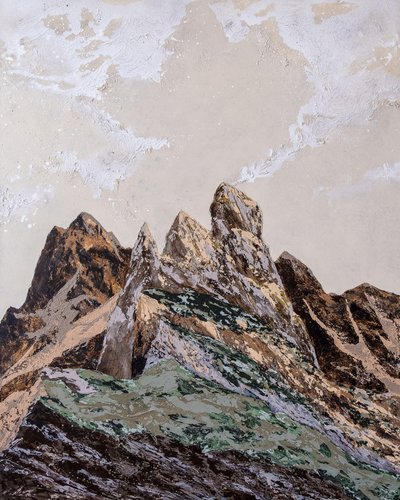 Montanhas com textura terrosa de Denise Quah