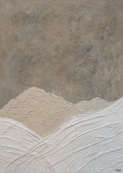 Paisagem montanhosa com textura de Denise Quah