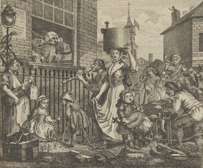 O Músico Enfurecido, c. 1800. de Dent