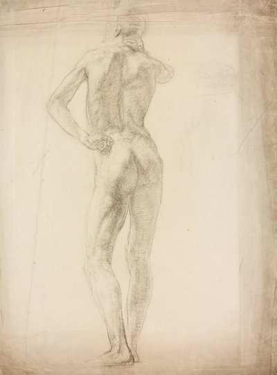 Estudo de uma figura masculina de Derwent Lees
