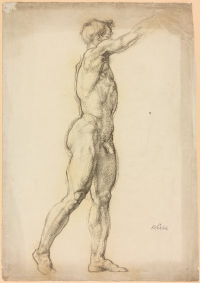 Estudo de uma figura masculina de Derwent Lees