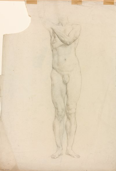Estudo de uma figura masculina de Derwent Lees
