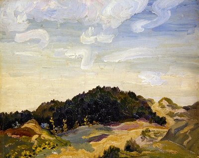 Paisagem (óleo a bordo) de Derwent Lees