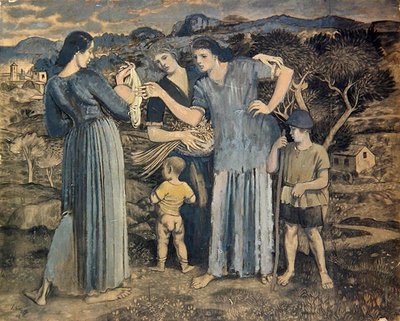 Mães e Filhos na Paisagem de Derwent Lees
