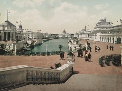 Grand Court, Exposição Trans-Mississippi, 1898 de Detroit Photographic Co.