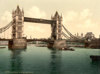 Tower Bridge, Londres de Detroit Photographic Co.